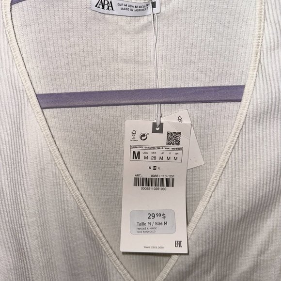 Zara wrap top, NWT - Picture 2 of 3